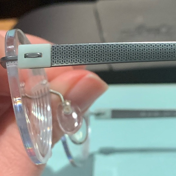 Pre-owned Green Matte Silhouette frames 5452 40 6054 17 135 - Picture 4 of 10